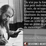 Citation d’Alexandre Soljenitsyne