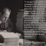 Citation d’André Rousseaux